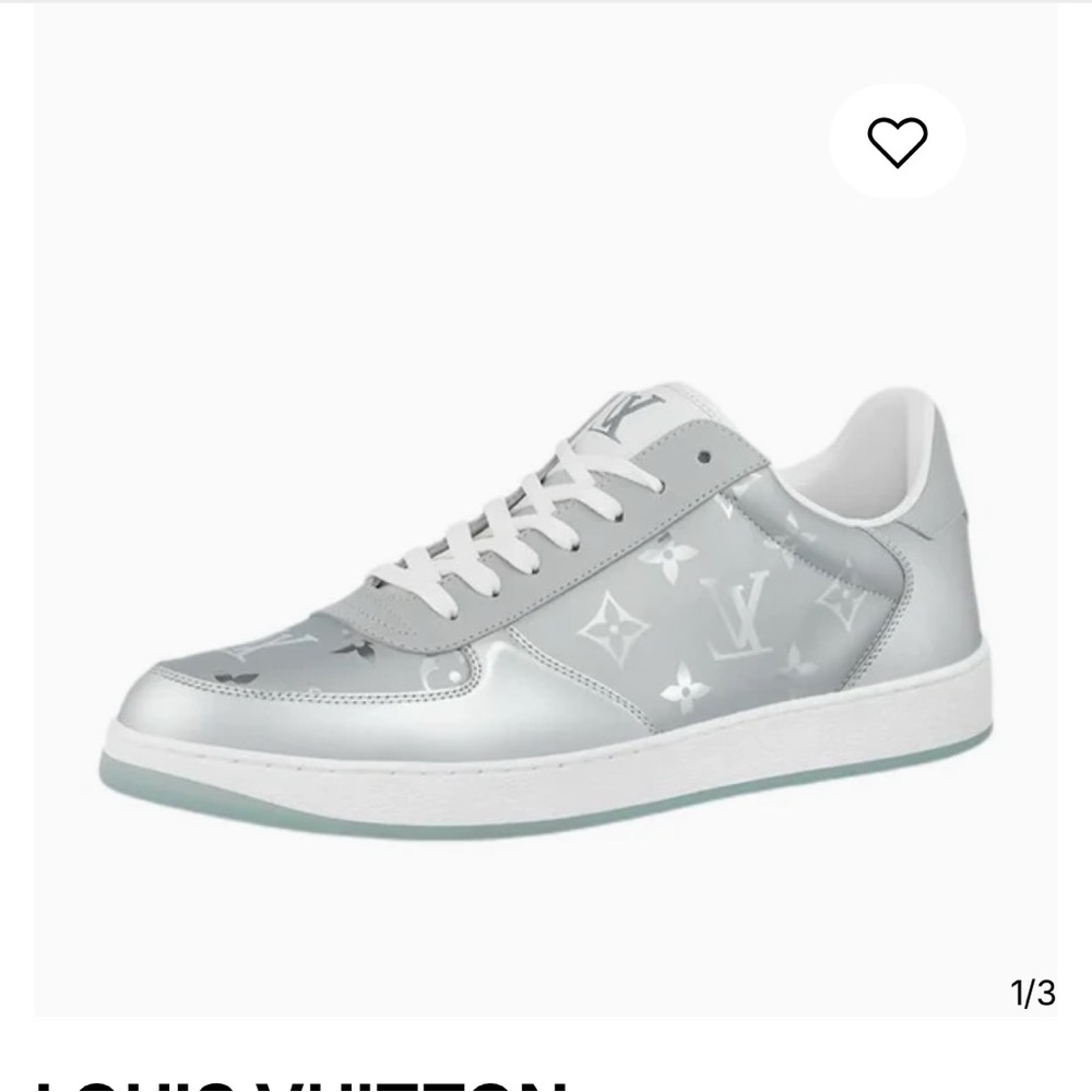 Louis Vuitton Silver Sneakers